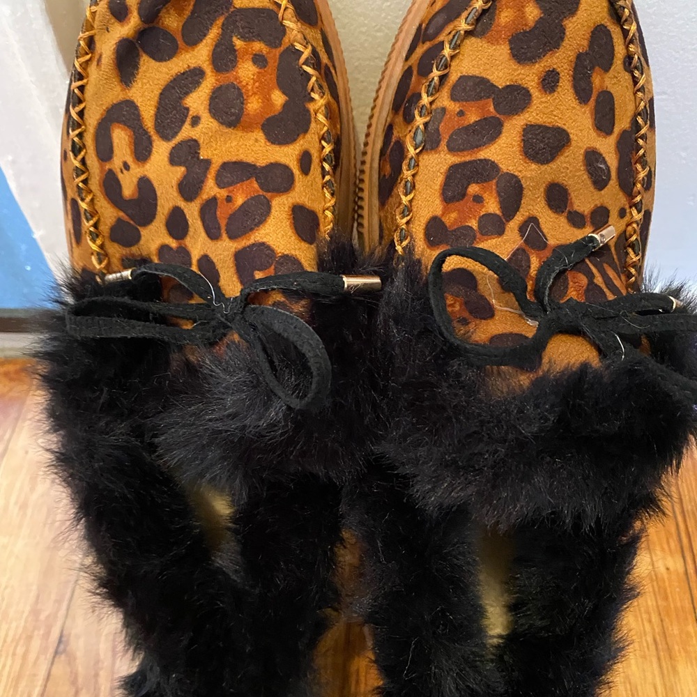 Flat Mule With Fur